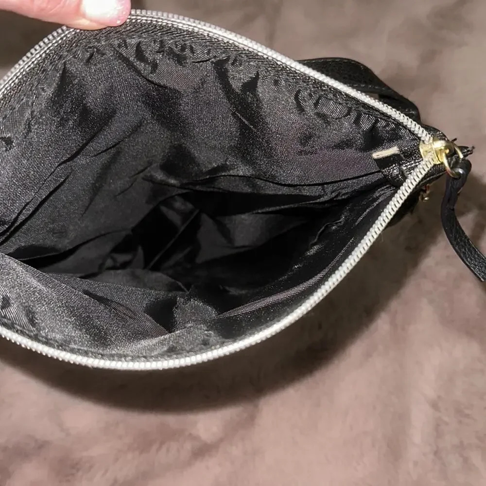 Black Crossbody Flap Handbag